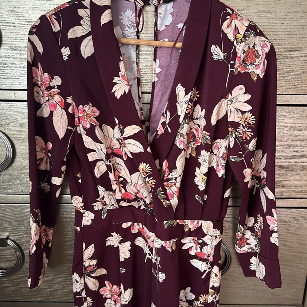 🛍️SALE🛍️ ZARA Floral Print Jumpsuit with‎ Open Back Details - Picture 5 of 7